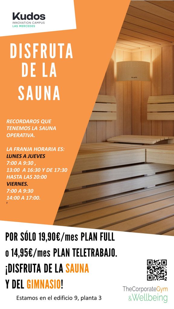 RECORDATORIO SAUNA KUDOS